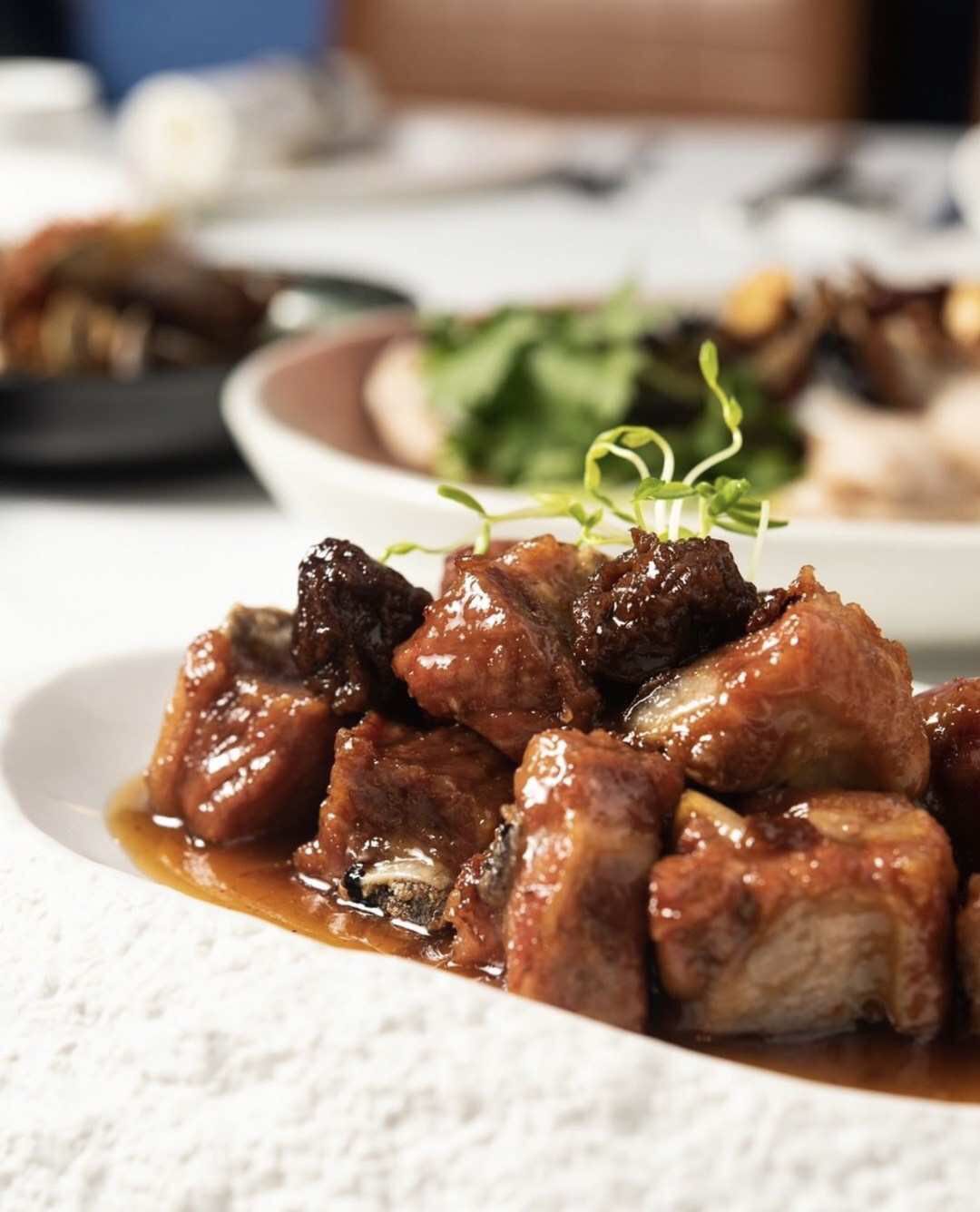 Order Spare Ribs with Dried Plum Sauce 话梅排骨 food online from August Gatherings store, New York on bringmethat.com