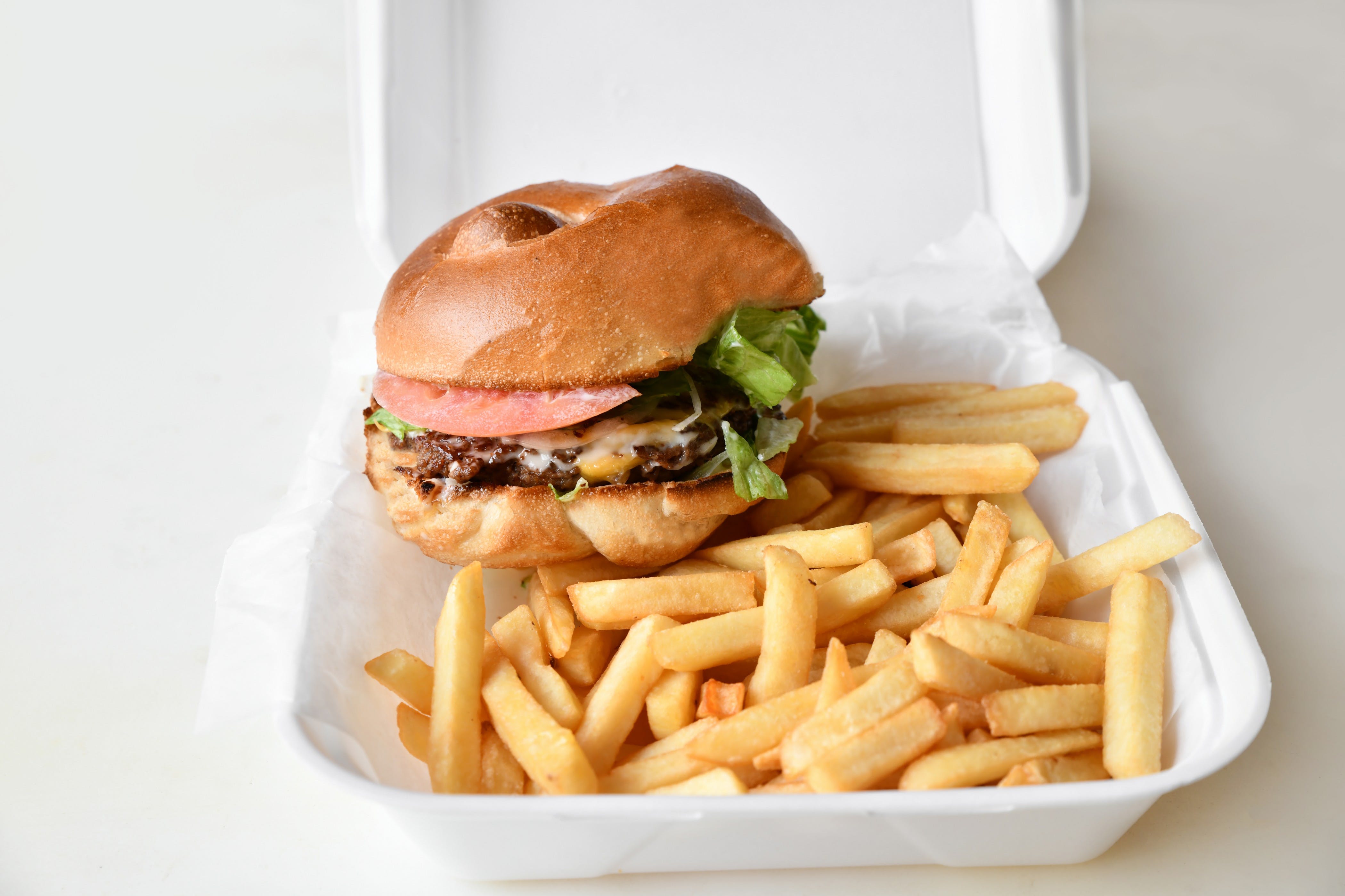 Order Cheeseburger - 1 Lb. food online from Nick Deli store, Rochester on bringmethat.com