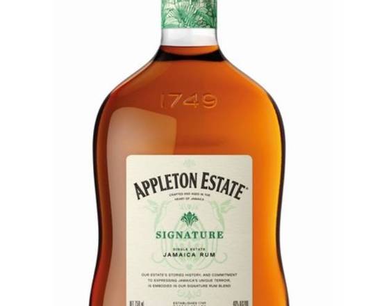 Order APPLETON ESTATE GOLD RUM SIGNATURE 80 750ML  food online from House Of Wine store, New Rochelle on bringmethat.com