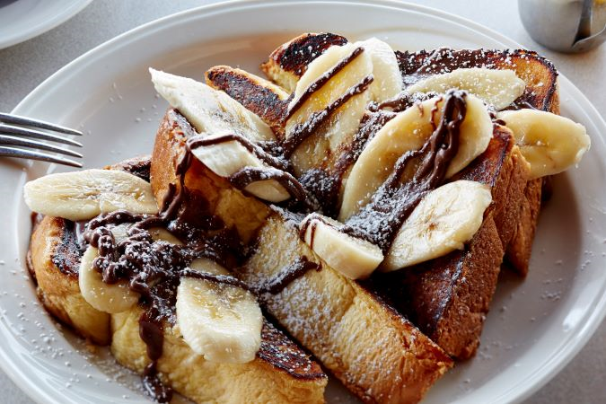 Order *Nutella Banana French Toast food online from Blue Swan Diner store, Ocean Township on bringmethat.com