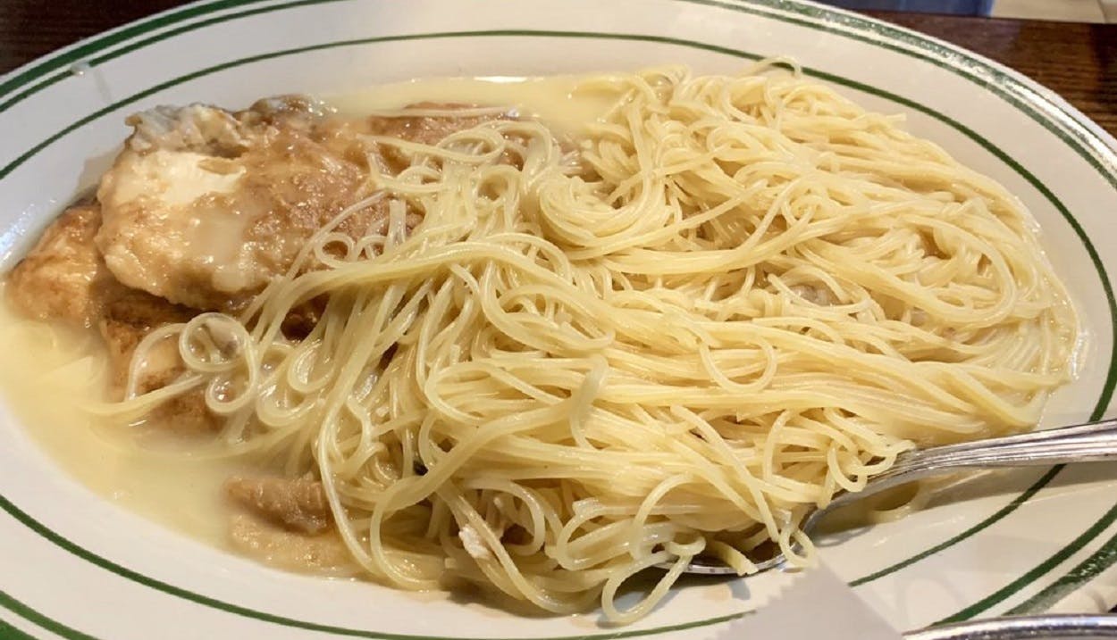 Order Chicken Francese - Entrees food online from Carmine's Pizzeria store, Brooklyn on bringmethat.com