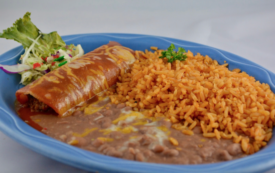 Order Enchilada Child  food online from Jalapeños Anchorage store, Anchorage on bringmethat.com