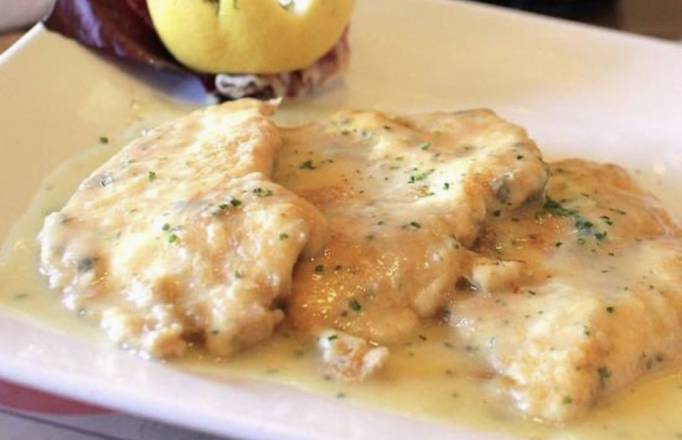 Order Chicken Francese food online from La Piazza Cucina Italiana & Wine Bar store, Melville on bringmethat.com