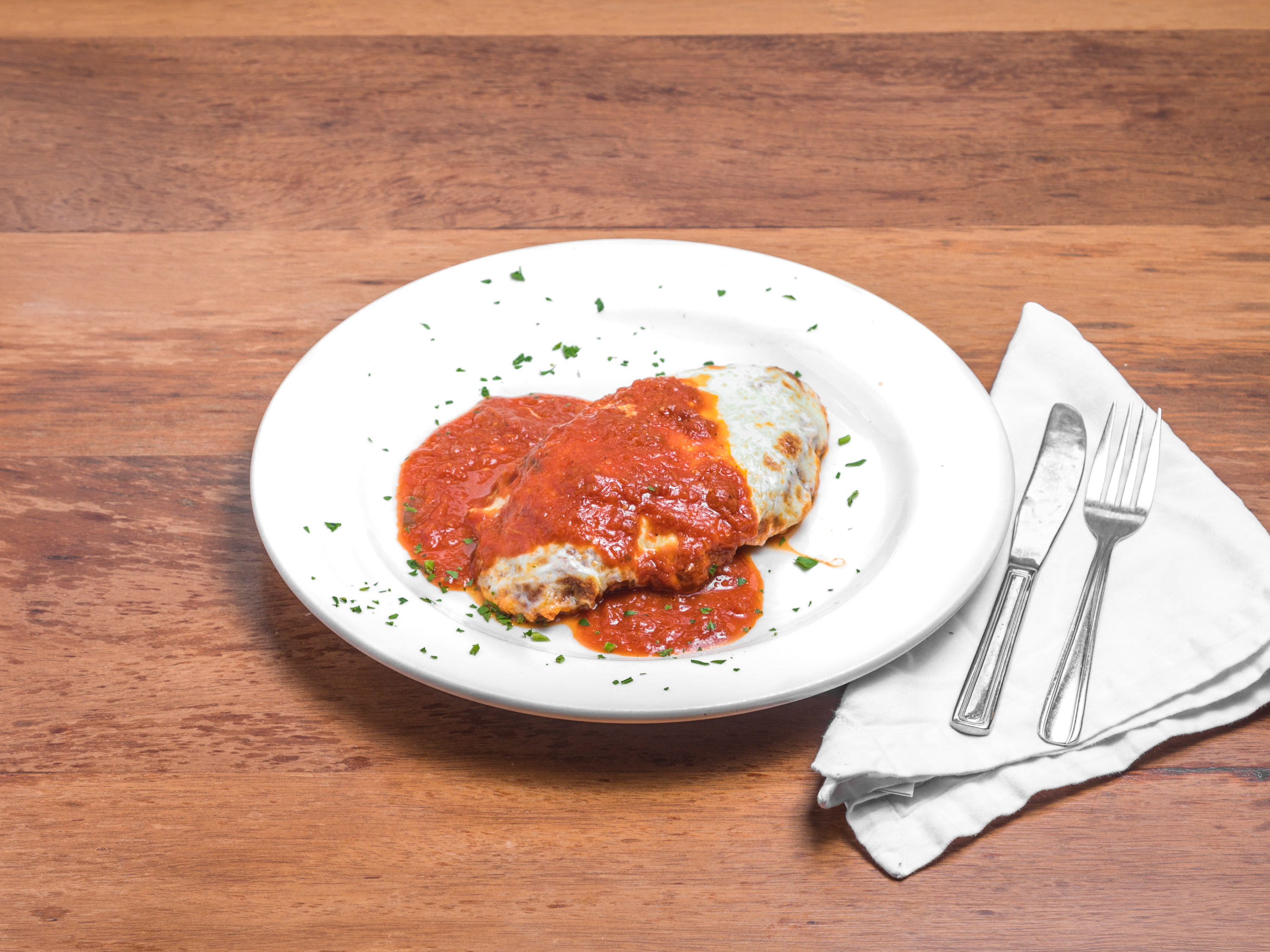 Order Chicken Parmigiana food online from Giacomos North End store, Boston on bringmethat.com