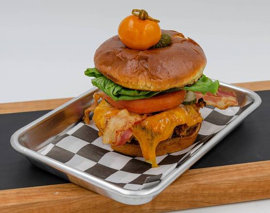 Order Bacon Cheese Chicken Sandwich food online from Ghost Kitchen Sa store, San Antonio on bringmethat.com