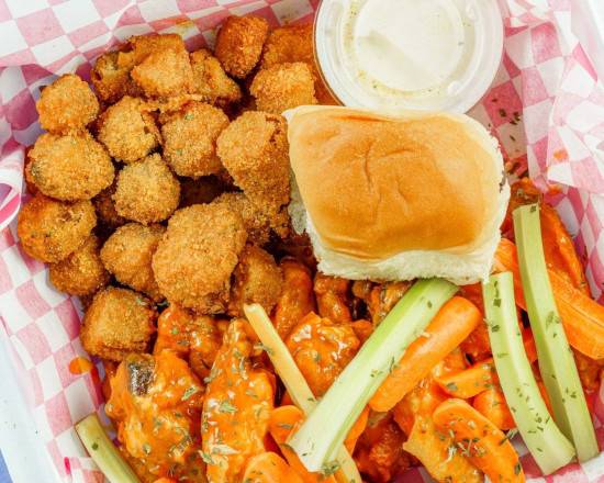 Order 10 pc Combo food online from Stax Wings store, Memphis on bringmethat.com