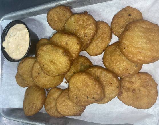 Order Fried Pickle Chips food online from The Dublin Yard store, Secaucus on bringmethat.com