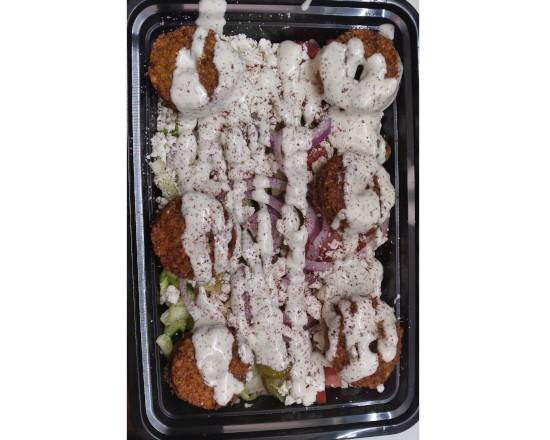Order Falafel Salad food online from Shawarma Halal store, Austin on bringmethat.com