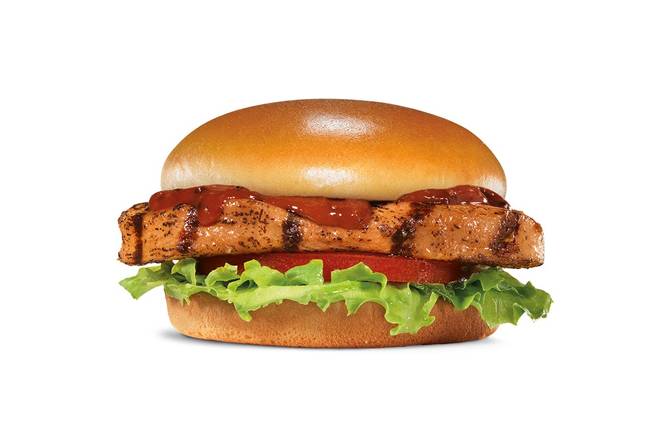 Order BBQ Grilled Chicken Sandwich food online from Hardee store, Warsaw on bringmethat.com