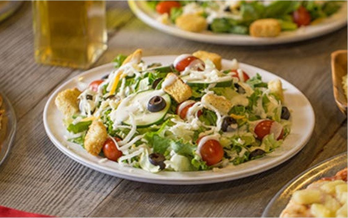 Order Family Salad - Serves 10-12 People food online from Mountain Mikes Pizza store, Woodland on bringmethat.com