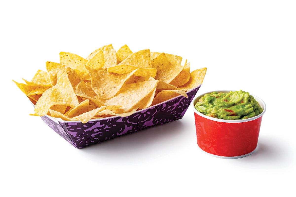 Order Large Chips & Guacamole food online from Taco Cabana 20104 store, Windcrest on bringmethat.com