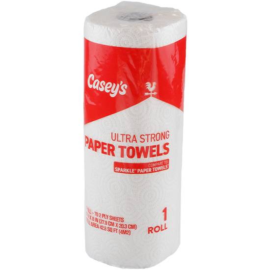 Order Casey's Ultra Strong Paper Towels, 1 Roll food online from Caseys Carry Out Pizza store, Walcott on bringmethat.com