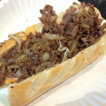 Order Philly Cheesesteak Sandwich food online from Venezia Pizza store, Redlands on bringmethat.com