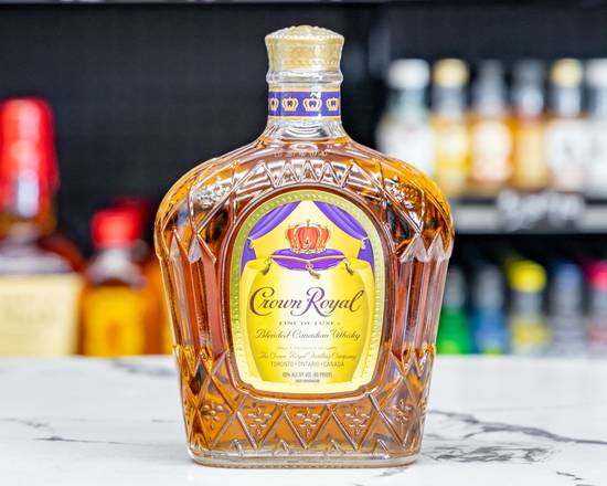 Order Crown Royal, Canadian Whisky, 750mL bottle whiskeys and bourbons (40% ABV) food online from Coastal Market store, Oceanside on bringmethat.com