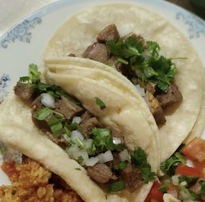 Order Lengua Taco food online from Taqueria La Korita store, Phoenix on bringmethat.com