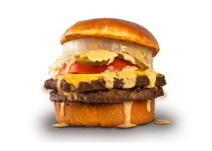 Order Double With Cheese food online from Big Deal Burger store, Hanford on bringmethat.com