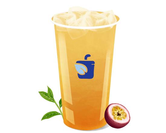 Order Passion Fruit Green Tea food online from @Boba store, Sea Cliff on bringmethat.com