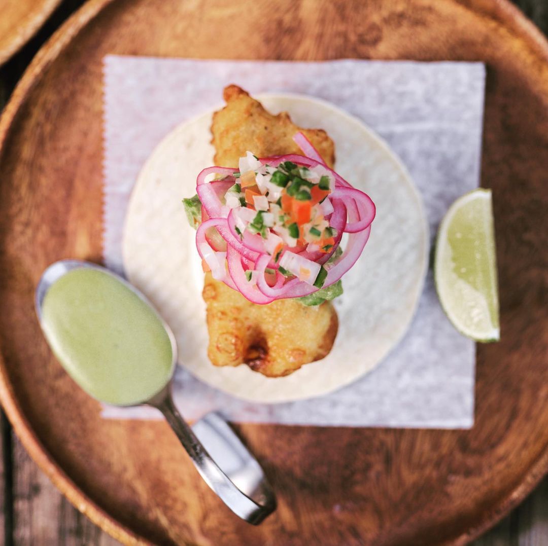 Order Fish Tacos food online from Panca store, New York on bringmethat.com