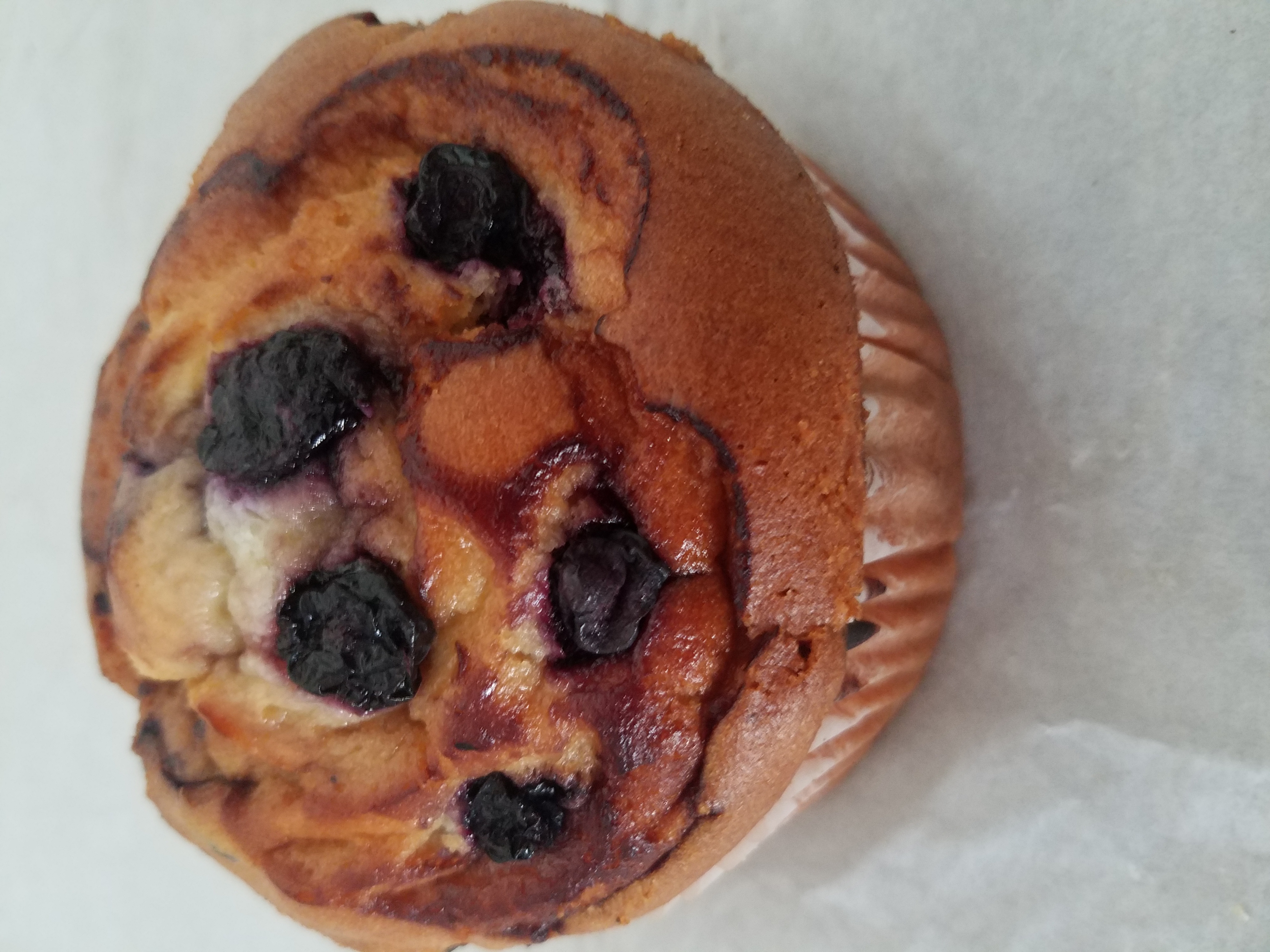 Order Muffins blueberry  food online from Banning Donuts store, Banning on bringmethat.com