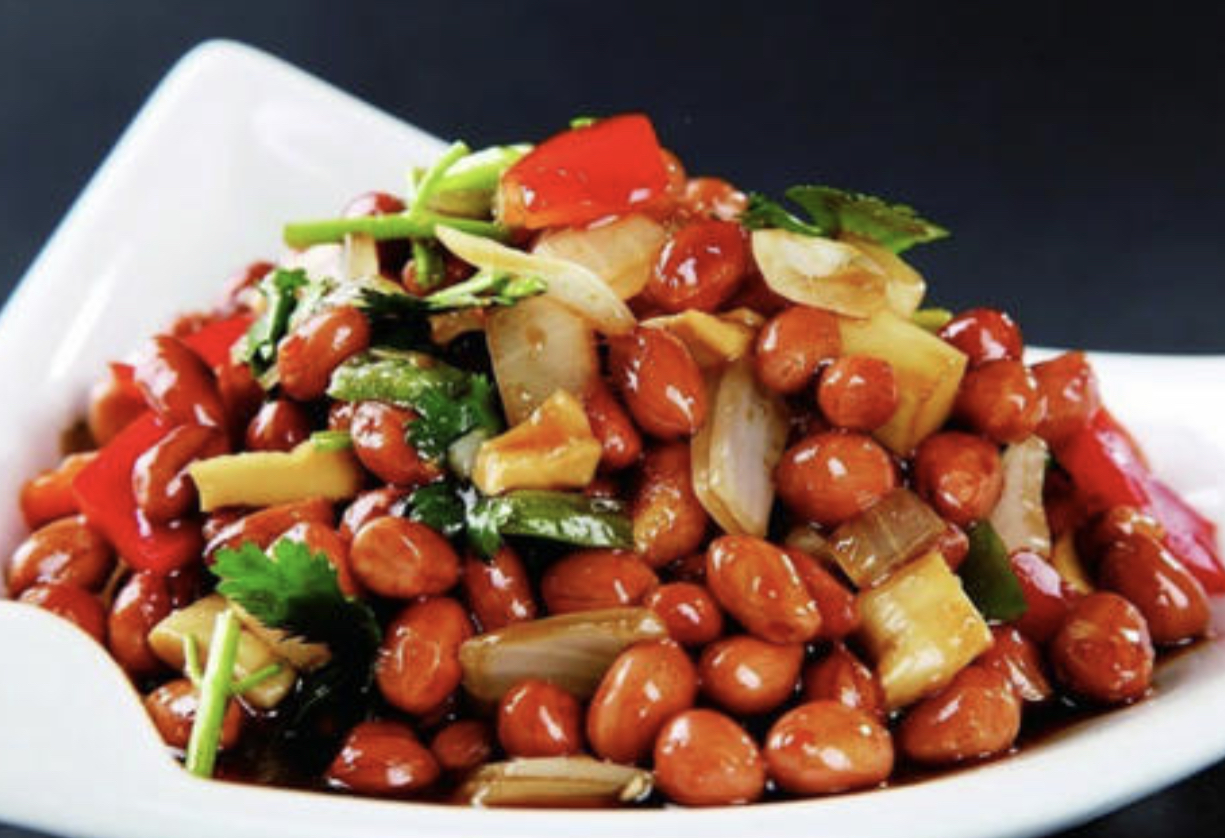 Order Peanut Salad with Black Vinegar food online from Chef Wu store, Roswell on bringmethat.com