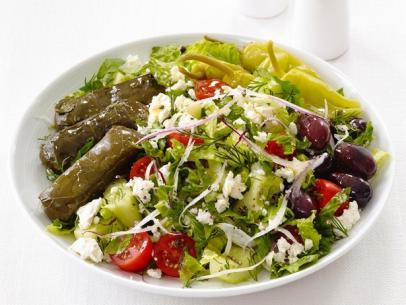 Order Greek Salad food online from Kimo Kitchen store, Rockaway Beach on bringmethat.com