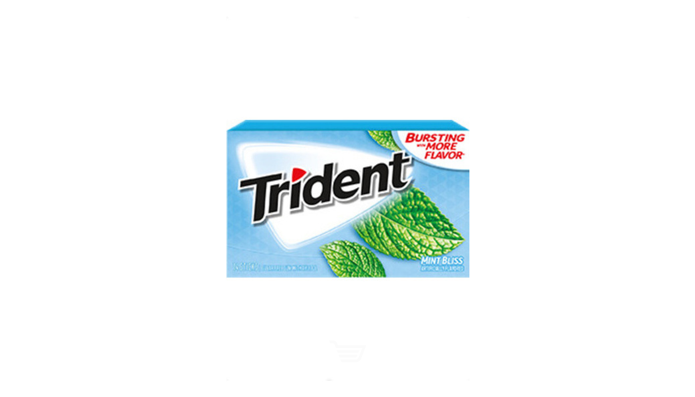 Order Trident Sugarfree Mint Bliss Gum 14 CT food online from Ross Liquor store, Sylmar on bringmethat.com