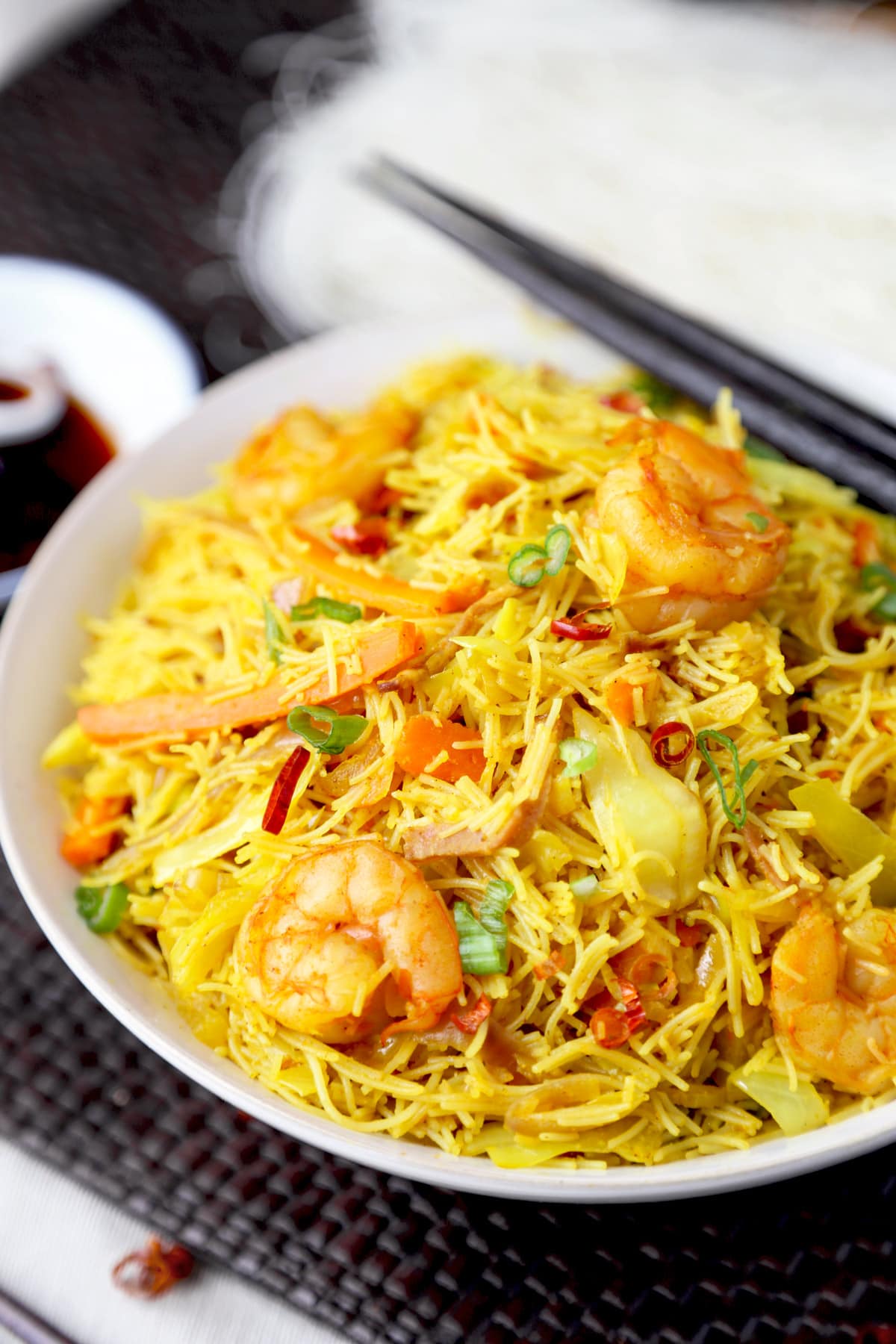 Order Singapore Rice Noodles星洲炒米粉 food online from Char Koon Noodle Express store, Windsor on bringmethat.com