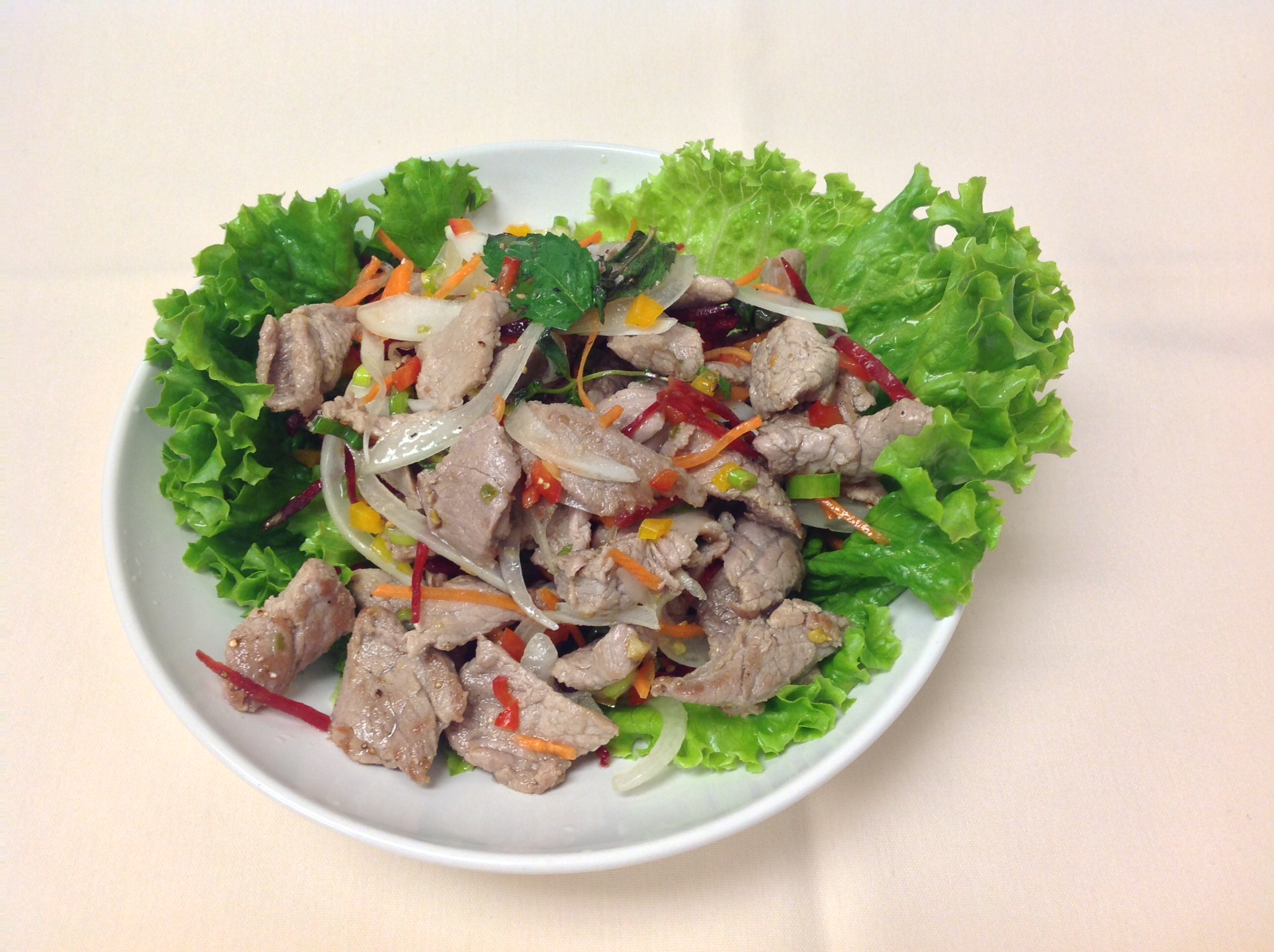 Order 27. Beef Salad food online from Nine classic thai cuisine store, Chicago on bringmethat.com