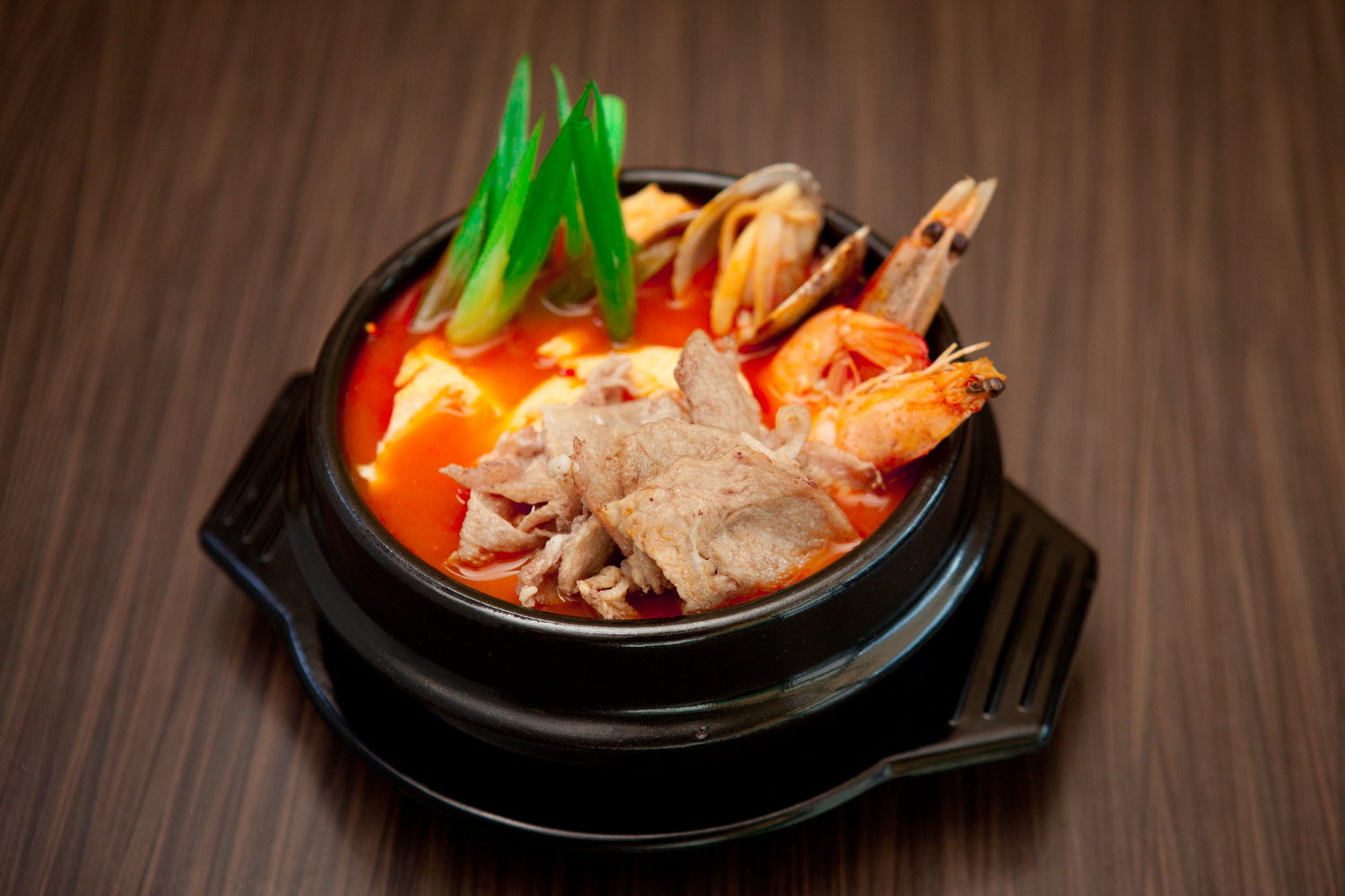 Order Seafood & Beef Tofu Soup food online from Tofu Bean store, Rowland Heights on bringmethat.com
