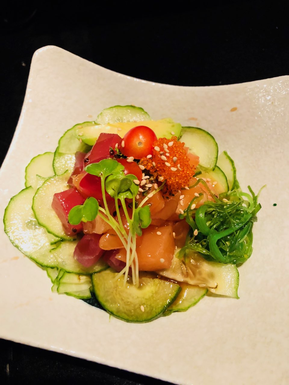 Order Poki Salad food online from Kama Sushi store, San Francisco on bringmethat.com