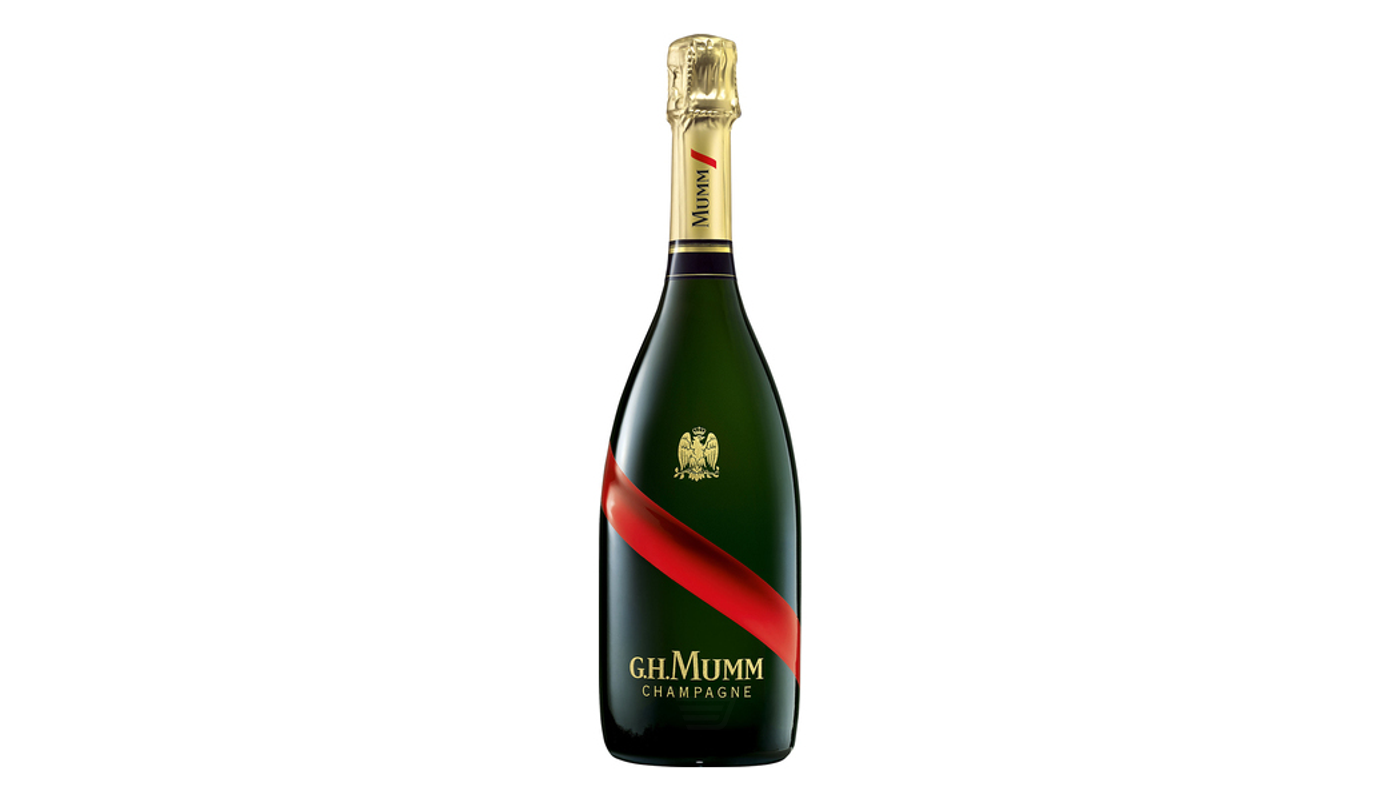 Order G. H. Mumm Cordon Rouge Champagne Champagne Blend Sparkling Wine 750mL food online from Oceanview Liquor store, Hermosa Beach on bringmethat.com
