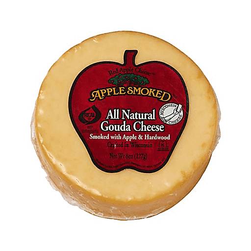 Order Apple Smoked Gouda Round 8oz food online from Everyday Needs by Gopuff store, Tracy on bringmethat.com