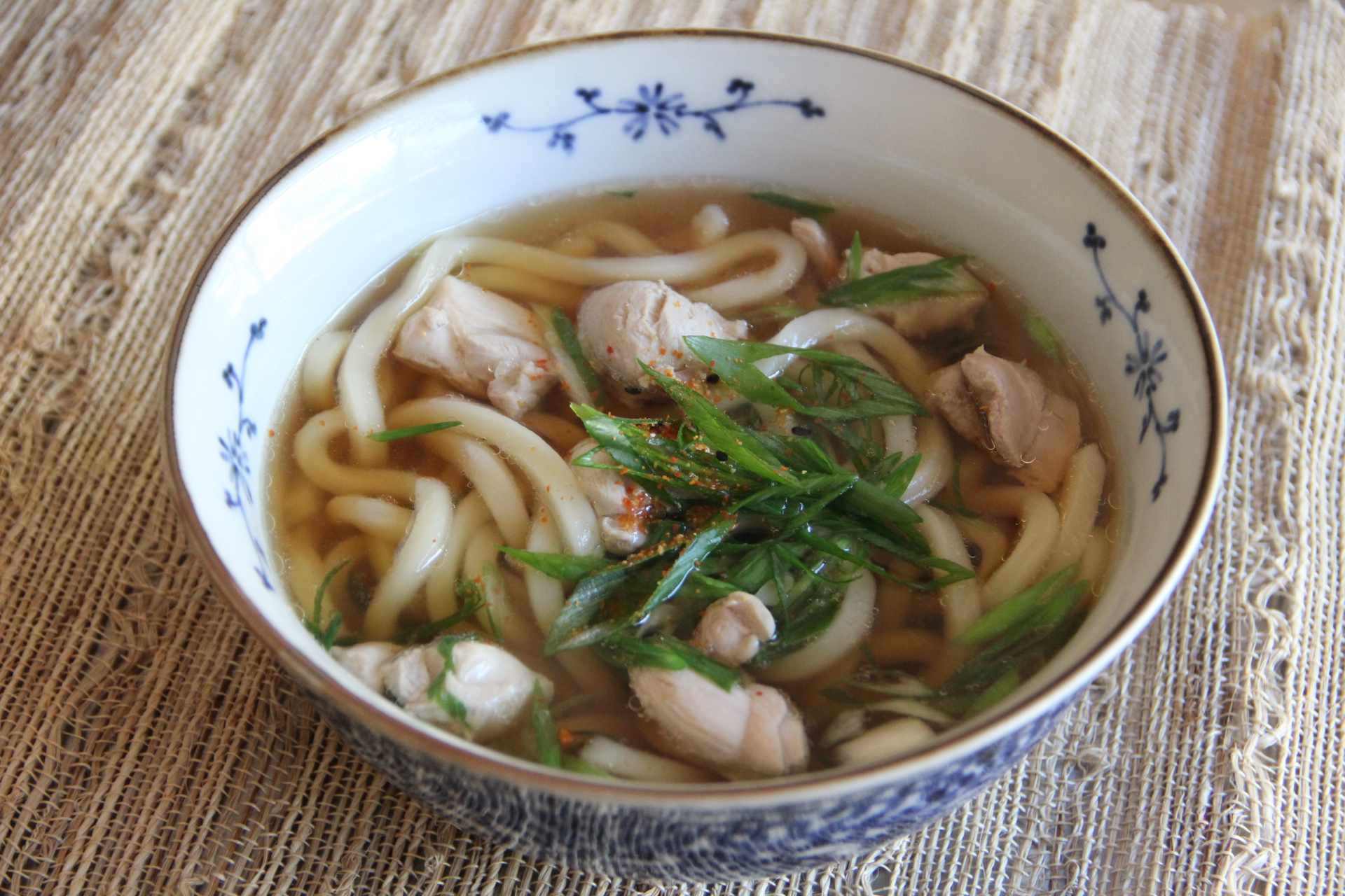 Order 345. Chicken Udon Soup food online from Iron Chef store, Phoenix on bringmethat.com
