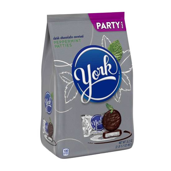 Order York Dark Chocolate Peppermint Patties (35.2 oz) food online from Rite Aid store, Eugene on bringmethat.com