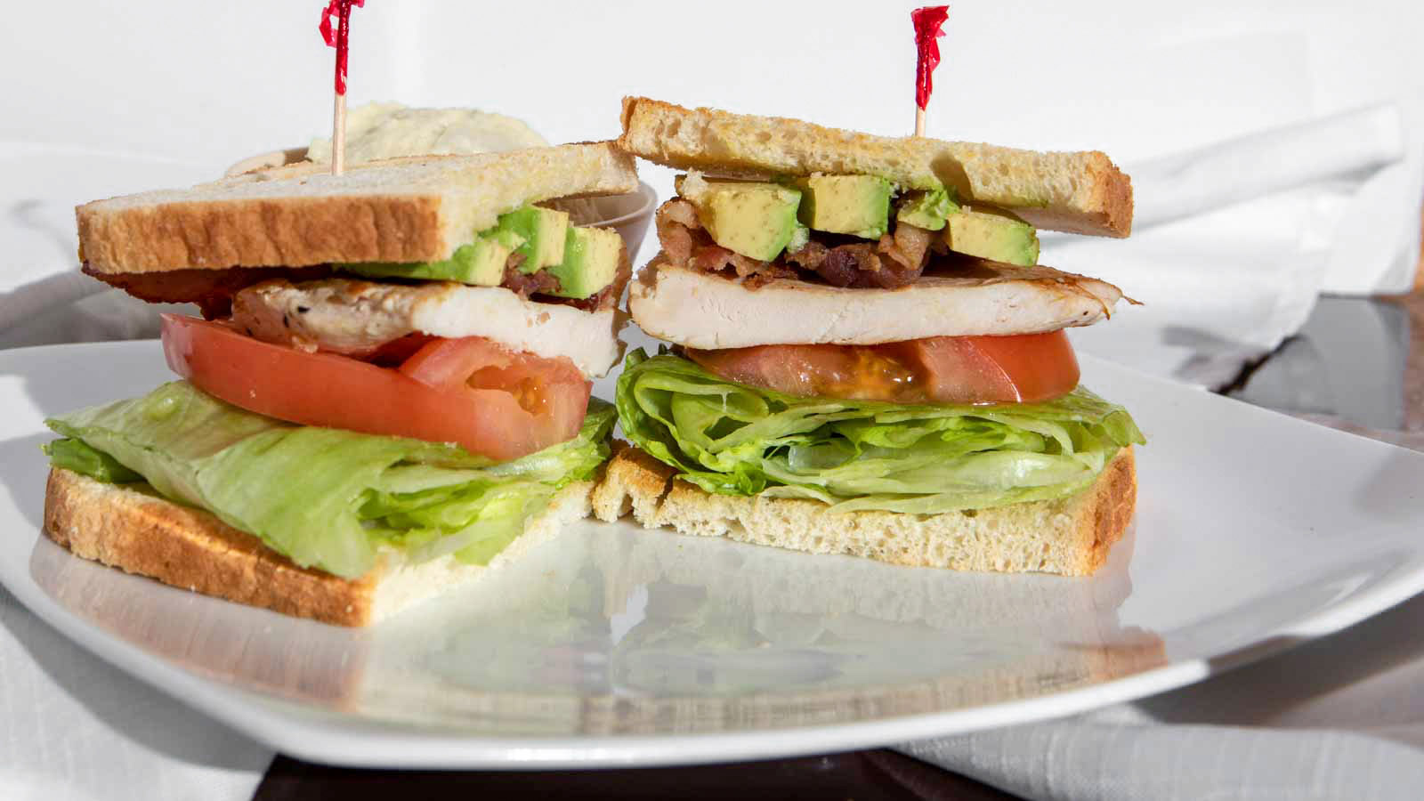Order Chicken Club Sandwich food online from Emil's Burger and Breakfast store, Oakland on bringmethat.com