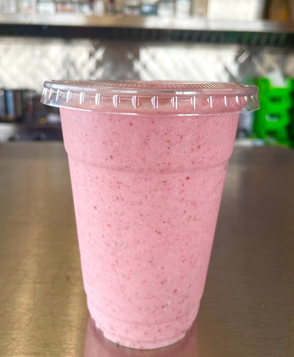 Order Strawberry Banana Smoothie food online from Fruicota store, Waterford Township on bringmethat.com