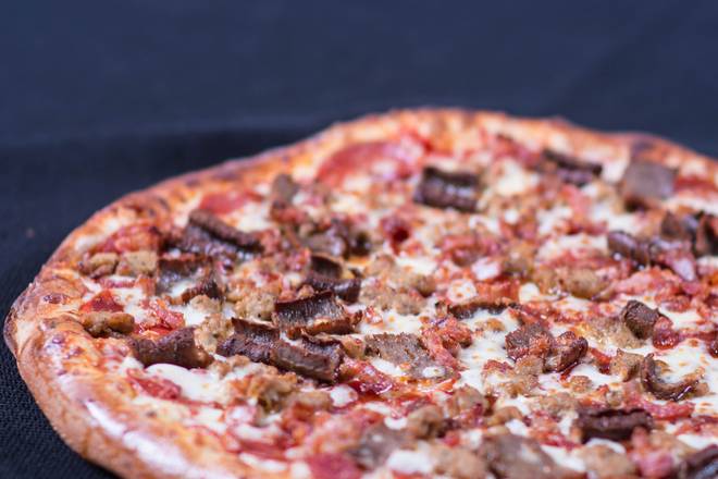 Order Meat Lovers Pizza food online from Eurogyro store, Canton on bringmethat.com