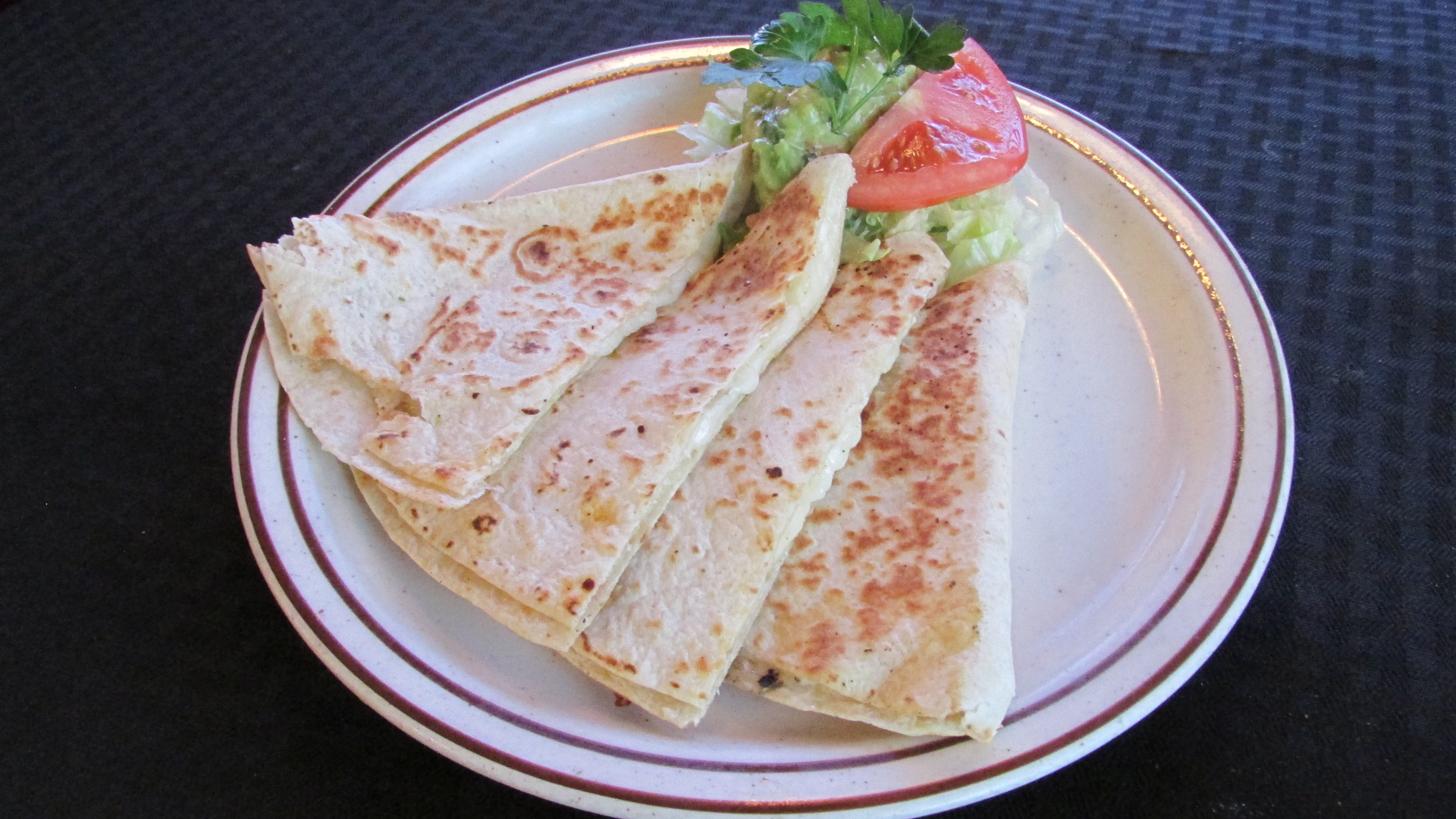 Order Cheese Quesadilla food online from Tortillas Restaurant store, Cathedral City on bringmethat.com
