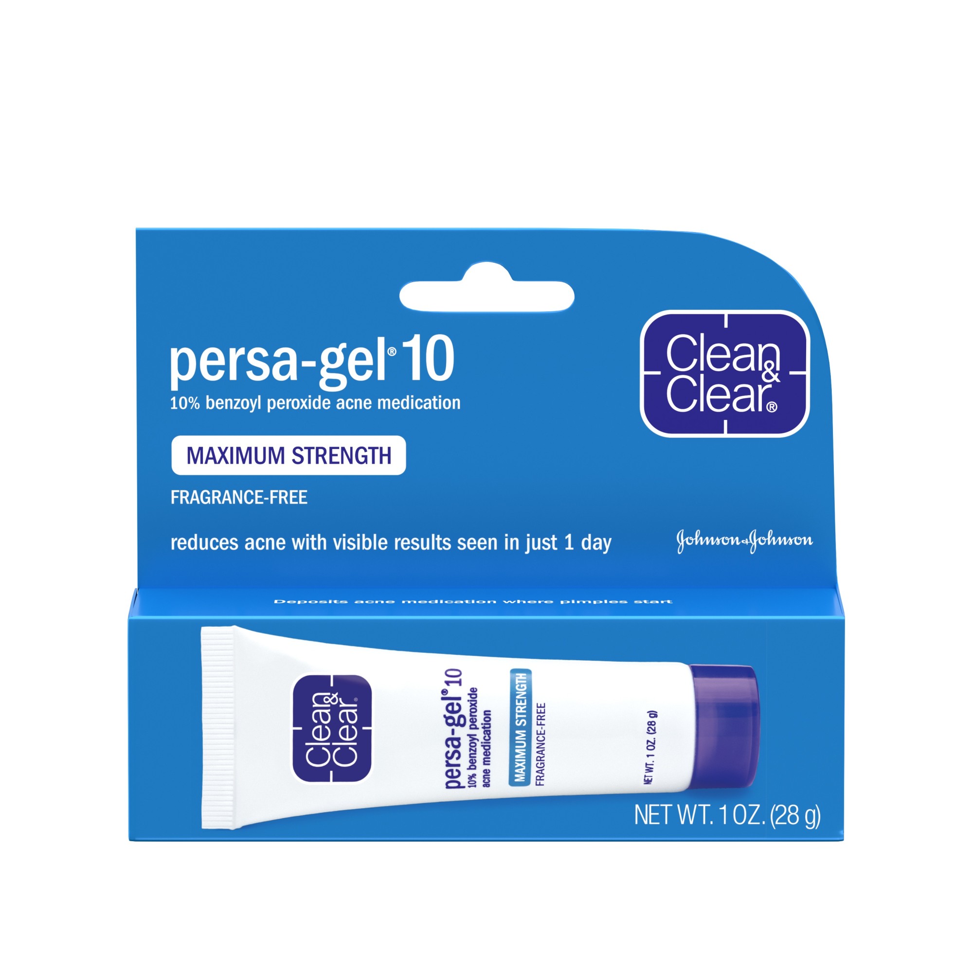 Order Clean & Clear Persa-Gel 10 Acne Medication with Benzoyl Peroxide - 1 oz food online from Rite Aid store, MILLER PLACE on bringmethat.com