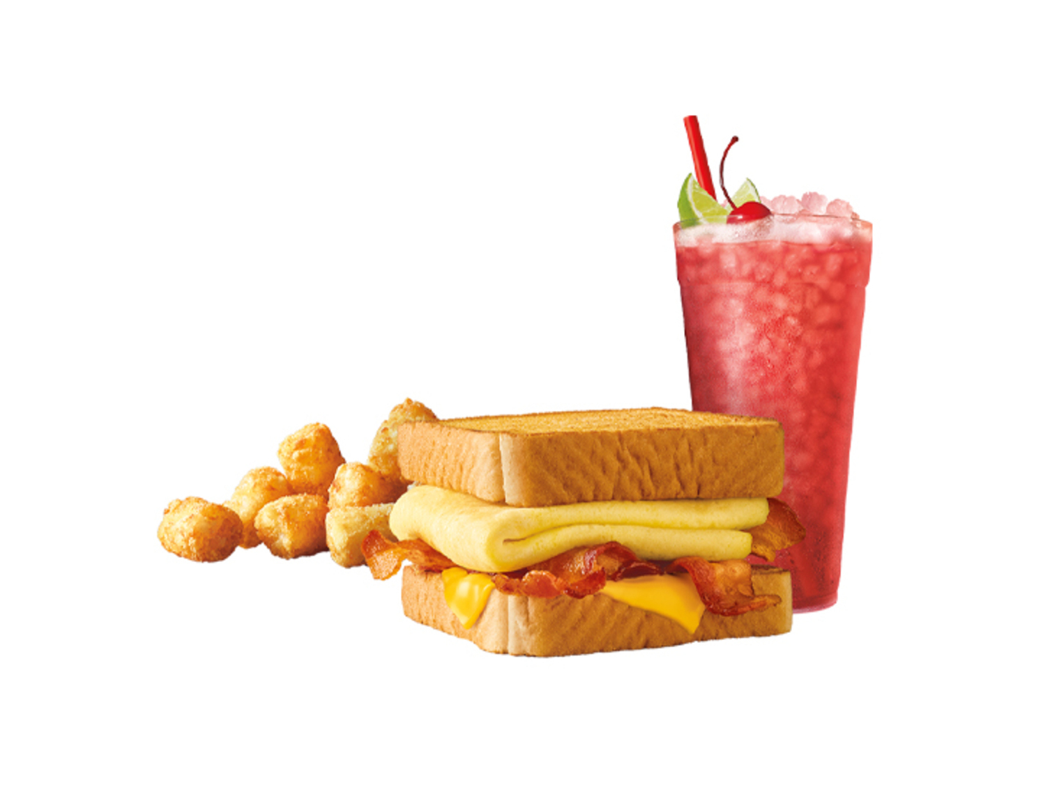 Order Bacon Breakfast TOASTER® Combo food online from Sonic Drive-In store, Cincinnati on bringmethat.com