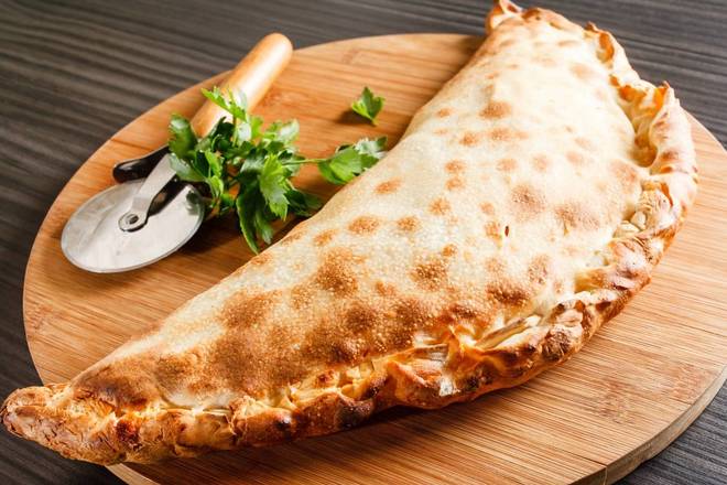 Order Regular Chicken Alfredo Calzone food online from Little Italy Calzones store, Tuscaloosa on bringmethat.com