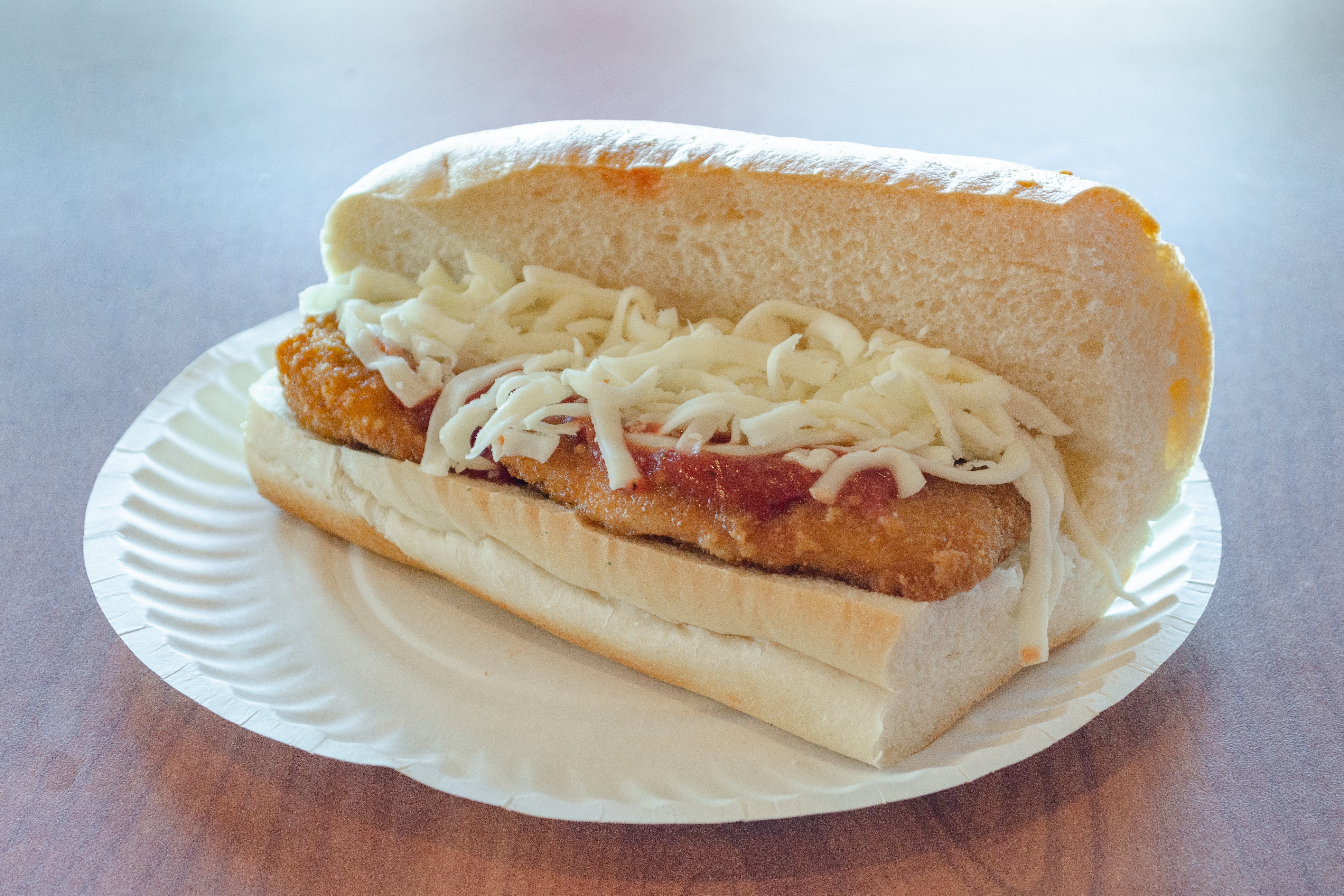 Order Chicken Parm Sub - Small food online from Circle Pizza store, Ridgefield on bringmethat.com