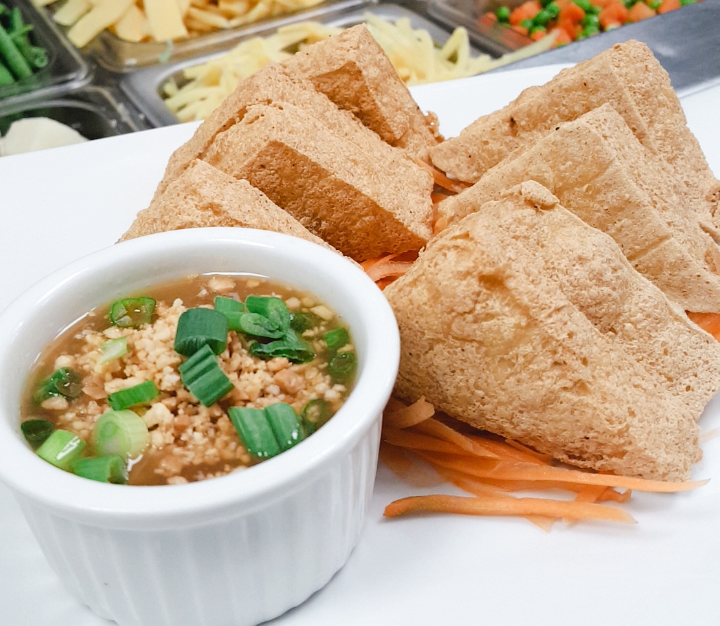 Order A6. Crispy Tofu  food online from Thai House Bistro store, Fenton on bringmethat.com