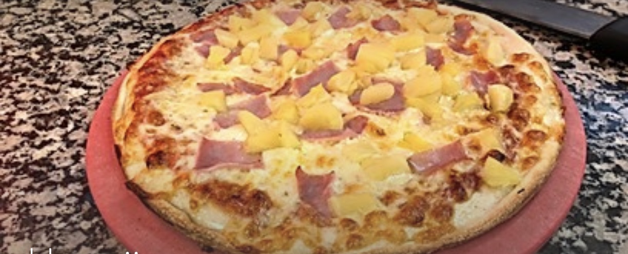 Order Hawaiian Pizza  food online from Famous Pizza store, Paramus on bringmethat.com