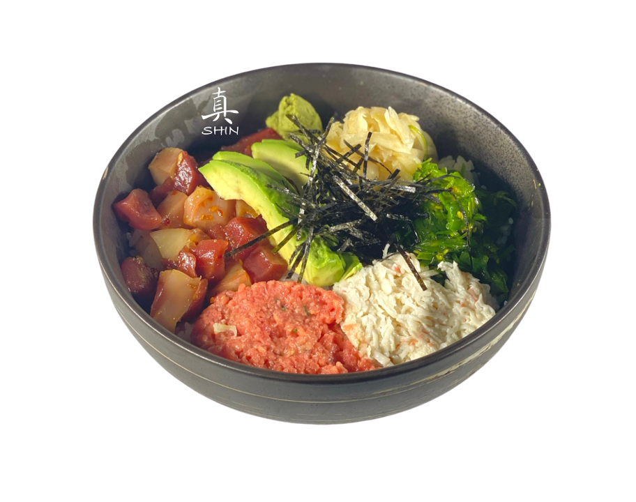 Order Poke Bowl food online from Shin ramen store, Los Angeles on bringmethat.com