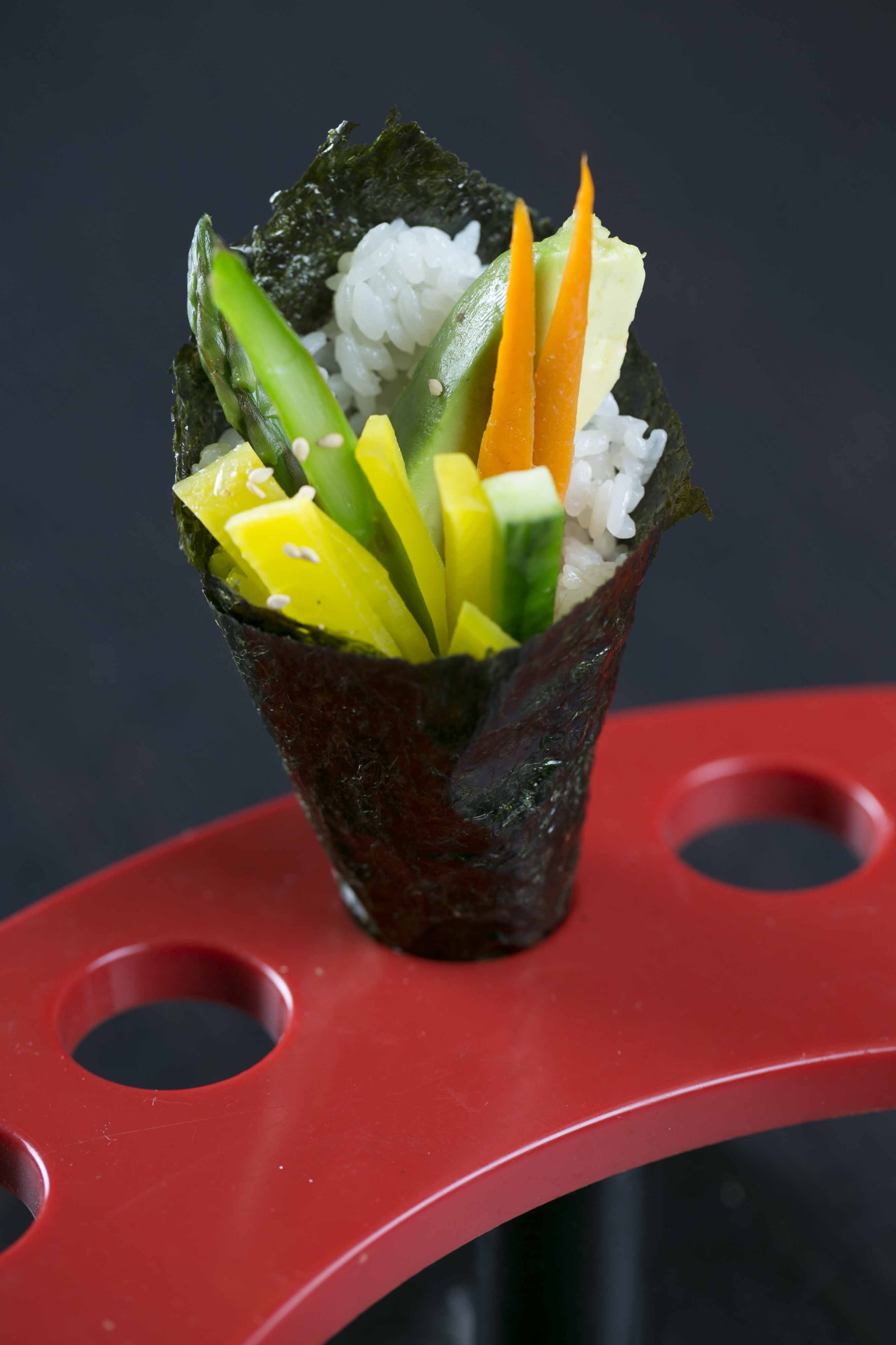 Order H14. Vegetable Hand Roll food online from Icho Izakaya Fusion Cuisine store, Temple City on bringmethat.com