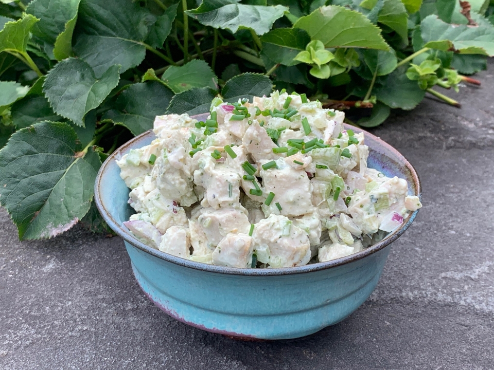 Order White Meat Chicken Salad Side food online from Aux Delices store, Darien on bringmethat.com