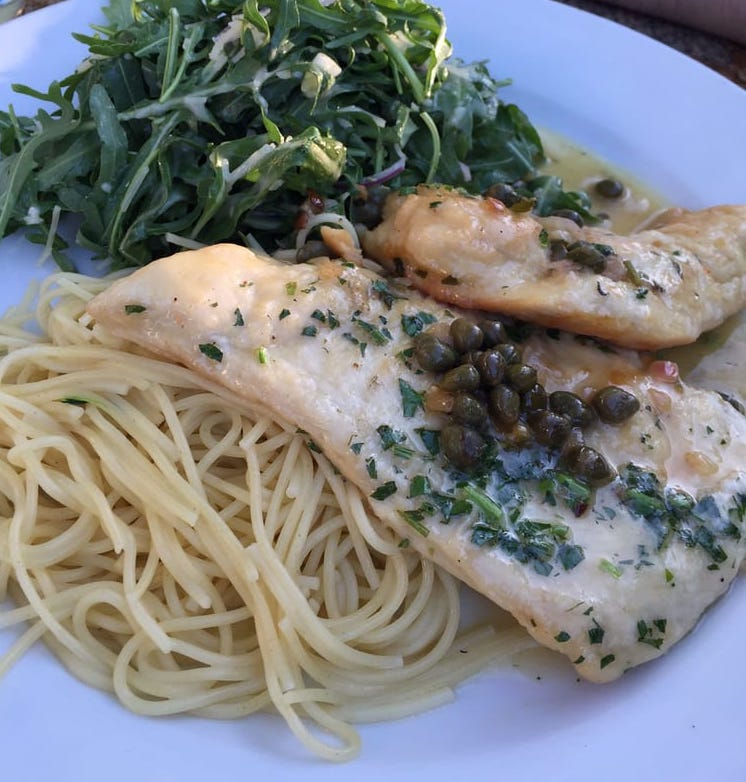 Order Chicken Piccata food online from Marmalade Cafe store, Sherman Oaks on bringmethat.com