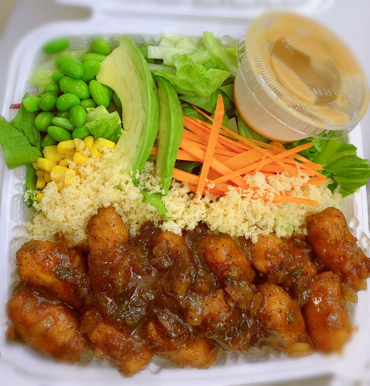 Order 3. Black Pepper Chicken Rice Bowl food online from 168 Asian Burrito store, Olney on bringmethat.com