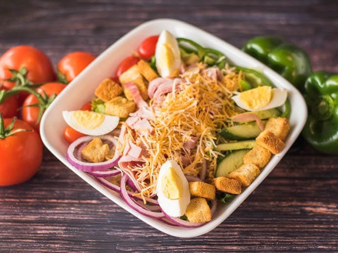 Order Chef's Salad - Salad food online from Pats Pizzeria store, Lindenwold on bringmethat.com